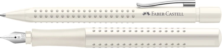 Zestaw prezentowy grip 2010 pióro wieczne + długopis coconut milk opakowanie metalowe Faber-Castell – zdjęcie 2