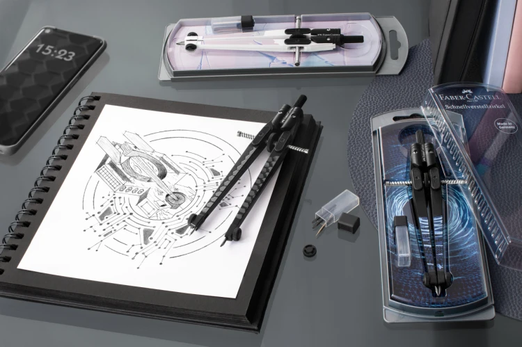 Cyrkiel shiny twist Faber-Castell – zdjęcie 2