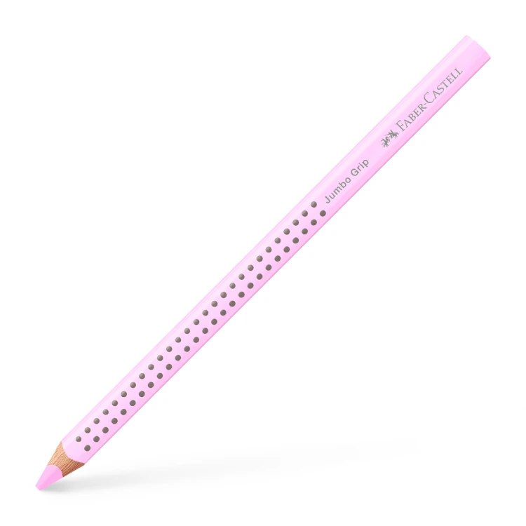Kredka jumbo grip pastel pink Faber-Castell – zdjęcie 2