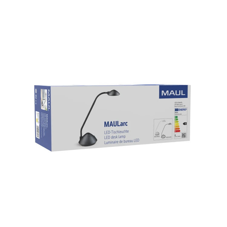 LAMPA BIURKOWA LED MAULarc SREBRNA – zdjęcie 3