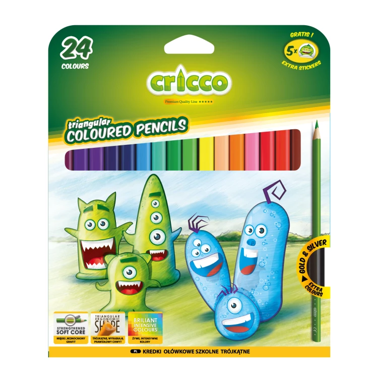 Display Cricco na ladę kredki x 30 kpl. – zdjęcie 2