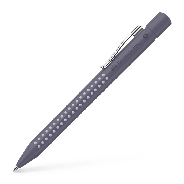 Ołówek automatyczny grip 2010 0,7 mm szary (dapple gray) Faber-Castell – zdjęcie 2
