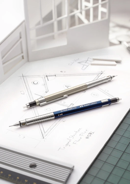 Ołówek automatyczny tk-fine vario l 0,35 mm champagne gold Faber-Castell – zdjęcie 4