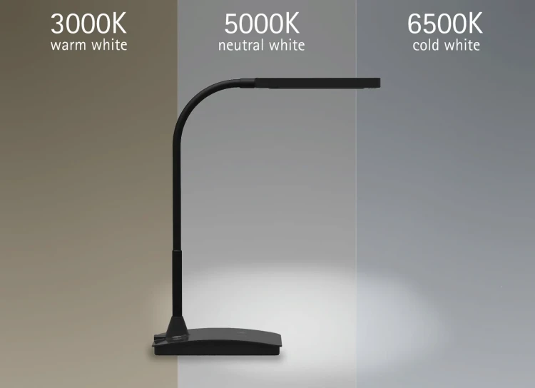 LAMPA BIURKOWA LED MAULpearly, możliwość regulacji światła CZARNA – zdjęcie 5