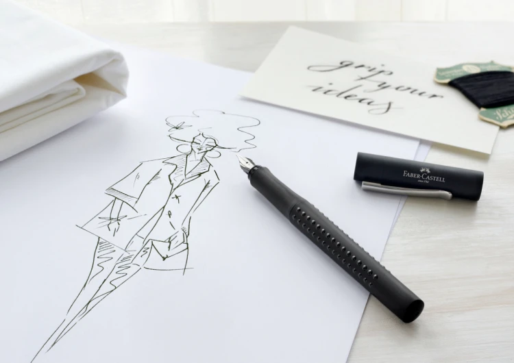 Pióro wieczne grip 2011 m czarne Faber-Castell – zdjęcie 6