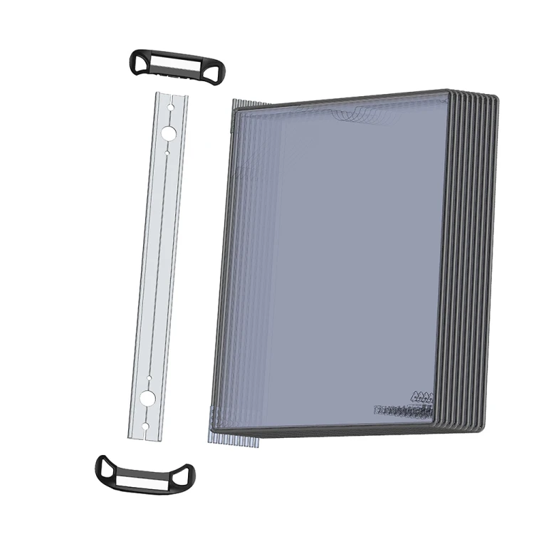 MAGNETYCZNY SYSTEM NAŚCIENNY DJOIS x TARIFOLD PRO A4 Z 10 PANELAMI PVC – zdjęcie 3