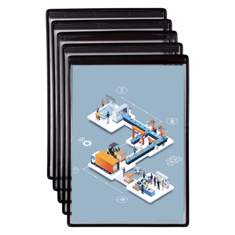 MAGNETYCZNY PANEL PREZENTACYJNY DJOIS x TARIFOLD A4 5 SZT. CZARNY – zdjęcie 6