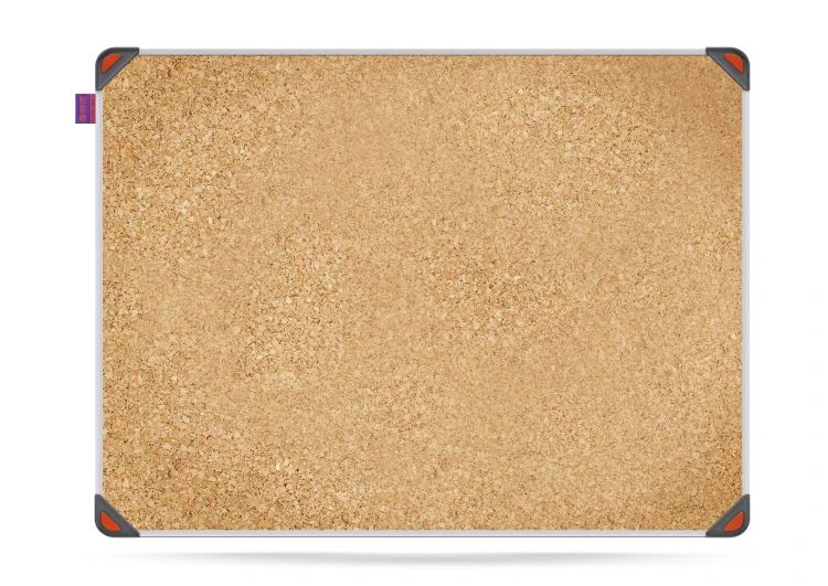 Tablica korkowa MemoBe idea EDGE, rama aluminiowa, 60x45 cm – zdjęcie 2
