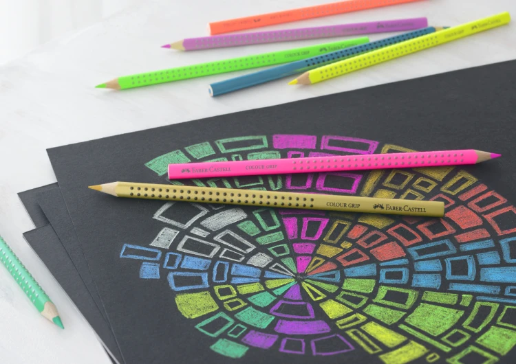 Kredka grip metallic miedziana Faber-Castell – zdjęcie 3