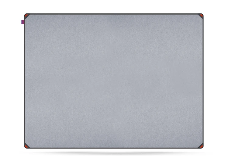 Tablica filcowa MemoBe idea EDGE ALL BLACK, powierzchnia popielata, rama aluminiowa czarna, 120x90 cm – zdjęcie 3