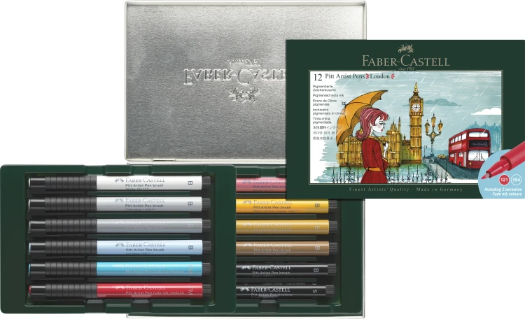 Zestaw pitt artist pen london 12 szt. Faber-Castell – zdjęcie 2
