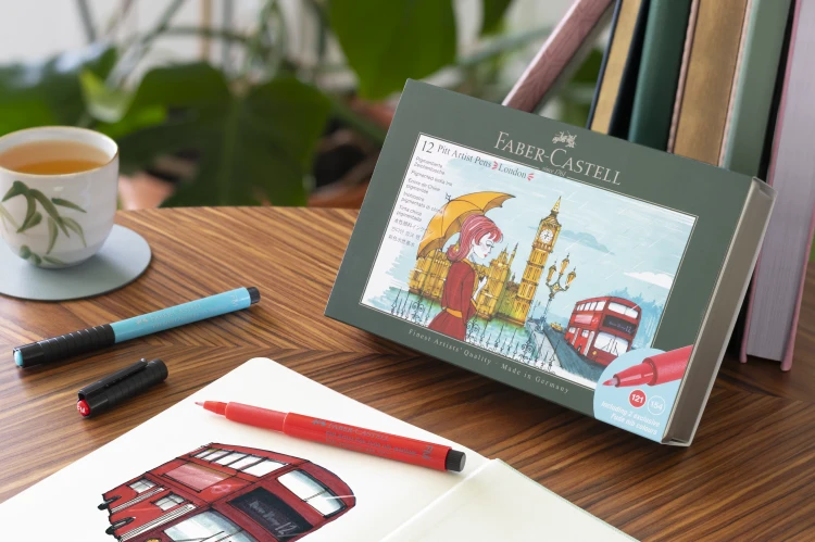 Zestaw pitt artist pen london 12 szt. Faber-Castell – zdjęcie 3