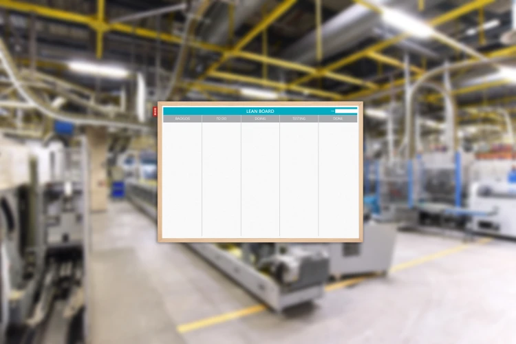 Tablica LEAN MEMOBE, suchościeralna magnetyczna, TO DO LEAN BOARD, rama drewniana, 90x60 cm_x000D_ – zdjęcie 2