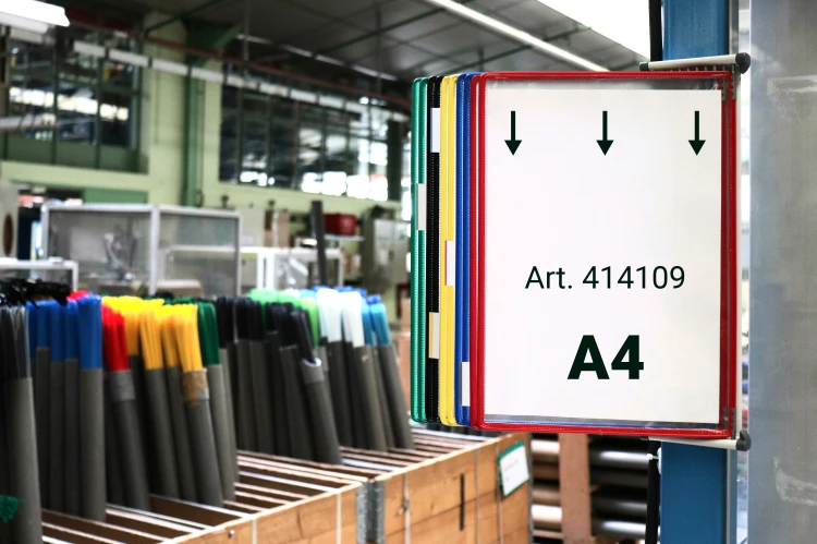 NAŚCIENNY SYSTEM PREZENTACYJNY DJOIS x TARIFOLD A4 +10 PANELI PREZENTACYJNYCH MIX KOLORÓW – zdjęcie 2