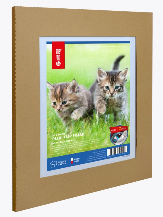 Antyrama szkło akrylowe MemoBe, PMMA transparentne o grub.3 mm, super mocna, anty UV, 30x30 cm – zdjęcie 3