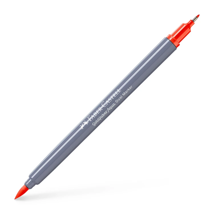 Pisak akwarelowy goldfaber aqua dwustronny kol. 115 Faber-Castell – zdjęcie 3
