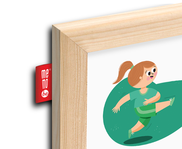 Tablica edukacyjna MemoBe, WHITEBOARDGAME: Sport adventure!, nadruk SPORT, rama drewniana, 200x100 cm – zdjęcie 4