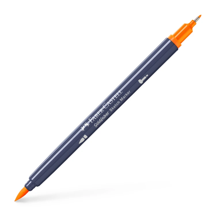 Pisak goldfaber sketch dwustronny, kolor 111 Faber-Castell – zdjęcie 4