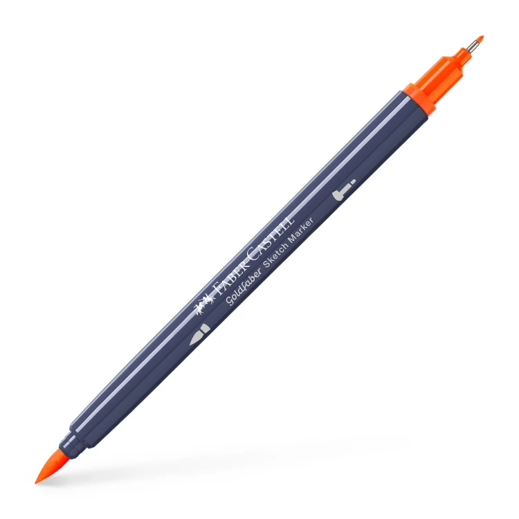 Pisak goldfaber sketch dwustronny, kolor 115 Faber-Castell – zdjęcie 4