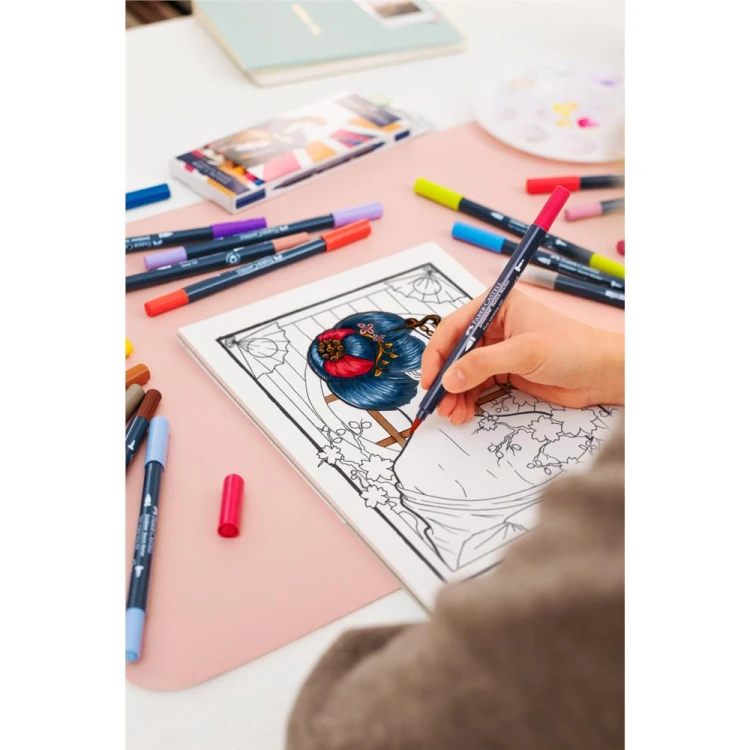 Pisak goldfaber sketch dwustronny, kolor 115 Faber-Castell – zdjęcie 5
