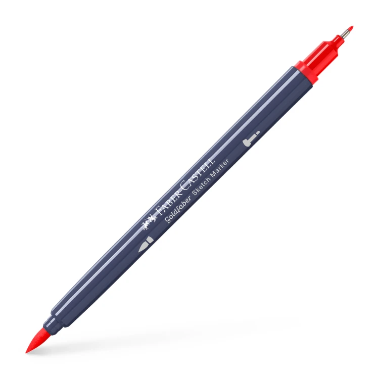 Pisak goldfaber sketch dwustronny, kolor 118 Faber-Castell – zdjęcie 4