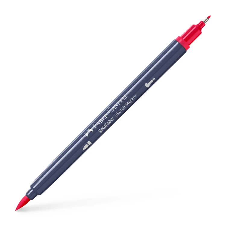 Pisak goldfaber sketch dwustronny, kolor 126 Faber-Castell – zdjęcie 4