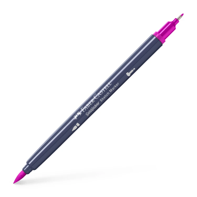 Pisak goldfaber sketch dwustronny, kolor 125 Faber-Castell – zdjęcie 4