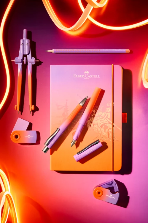 Notatnik A5 194K papier 100 g twarda oprawa punchy melon Faber-Castell – zdjęcie 2