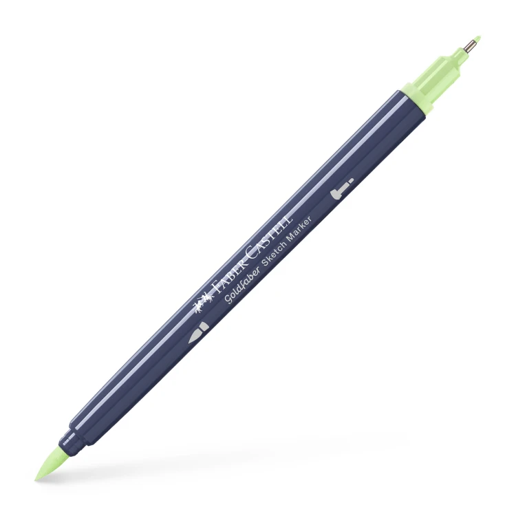 Pisak goldfaber sketch dwustronny, kolor 312 Faber-Castell – zdjęcie 4