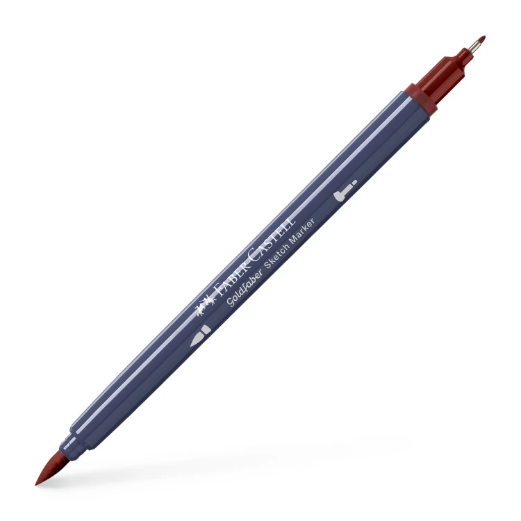 Pisak goldfaber sketch dwustronny, kolor 378 Faber-Castell – zdjęcie 4