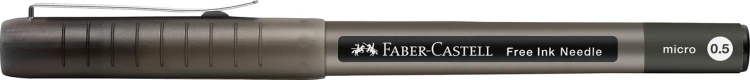 CIENKOPIS KULKOWY FREE INK KOŃCÓWKA  IGŁOWA 0,5 mm CZARNY FABER-CASTELL – zdjęcie 2