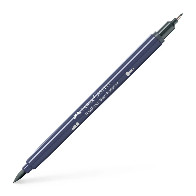 Pisak goldfaber sketch dwustronny, kolor 334 Faber-Castell – zdjęcie 4