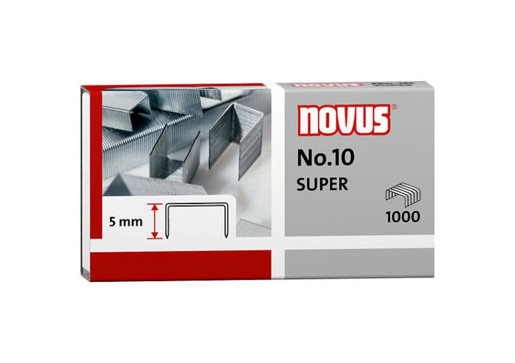ZSZYWACZ NOVUS E15 CZARNY Z PAKIETEM STARTOWYM ZSZYWEK No.10 DIN SUPER – zdjęcie 5
