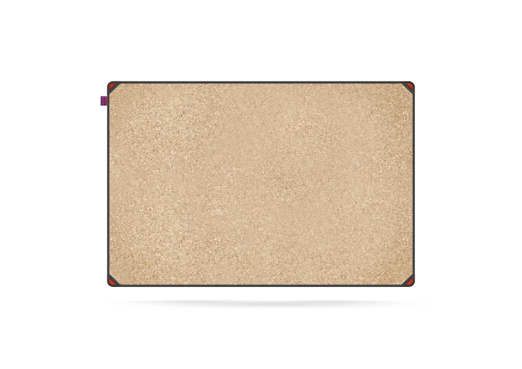 Tablica korkowa MemoBe idea EDGE ALL BLACK, rama aluminiowa czarna, 90x60 cm – zdjęcie 3