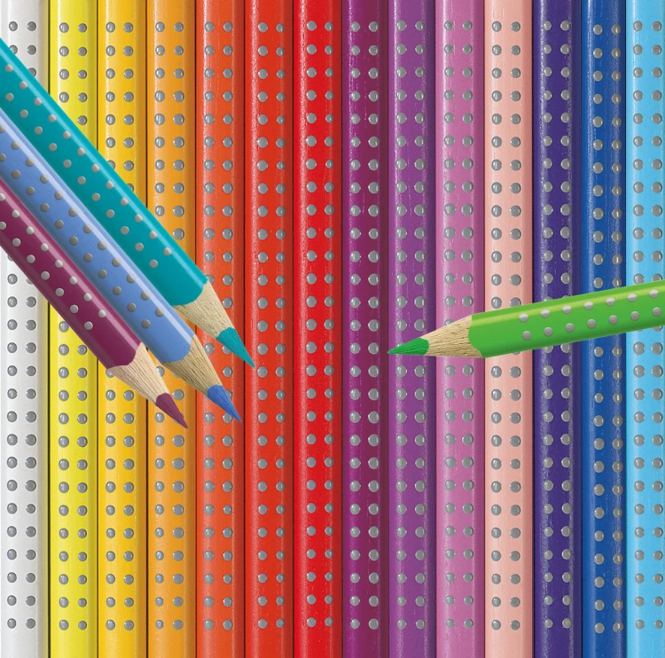 Kredki grip 2001 6 kol. opakowaniekartonowe Faber-Castell – zdjęcie 3