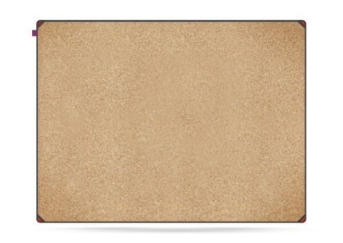 Tablica korkowa MemoBe idea EDGE ALL BLACK, rama aluminiowa czarna, 120x90 cm – zdjęcie 2