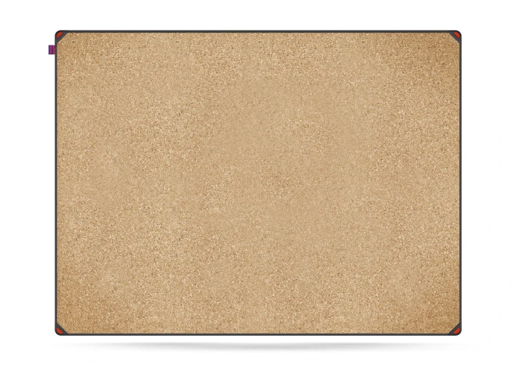 Tablica korkowa MemoBe idea EDGE ALL BLACK, rama aluminiowa czarna, 120x90 cm – zdjęcie 2