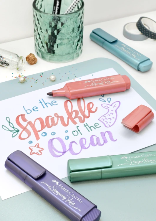 Zakreślacz 1546 metaliczny display 100 szt. Faber-Castell – zdjęcie 5