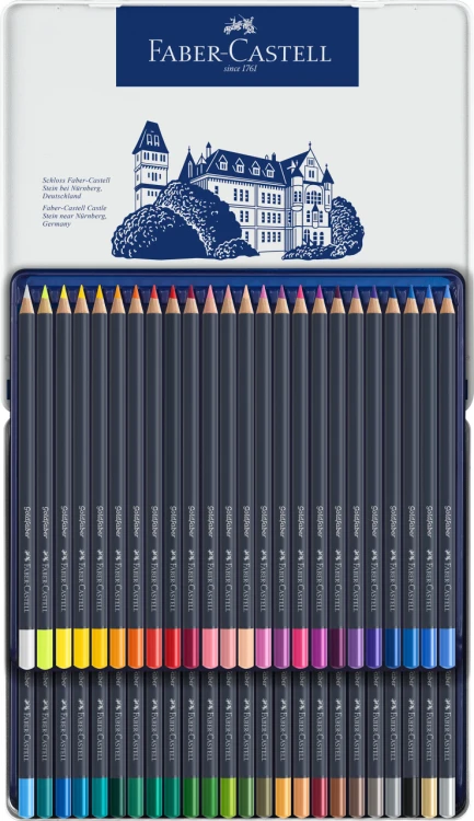 Kredki goldfaber 48 kol. opak. metalowe Faber-Castell – zdjęcie 2