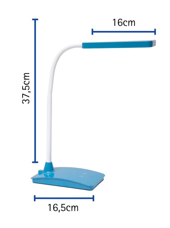 LAMPA BIURKOWA LED MAULpearly, możliwość regulacji światła NIEBIESKA – zdjęcie 3