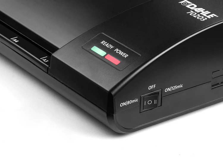Laminator A3 Dahle 2 rolkowy moc 575 wczarny – zdjęcie 5