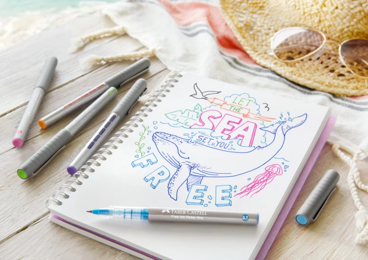 Cienkopisy kulkowe free ink dspl.x 288 szt. Faber-Castell – zdjęcie 2
