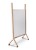 Flipchart MemoBe idea WOOD, powierzchnia suchościeralna magnetyczna, 80x120xh180 cm – zdjęcie 2