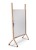 Flipchart MemoBe idea WOOD, powierzchnia suchościeralna magnetyczna, 80x120xh180 cm – zdjęcie 3