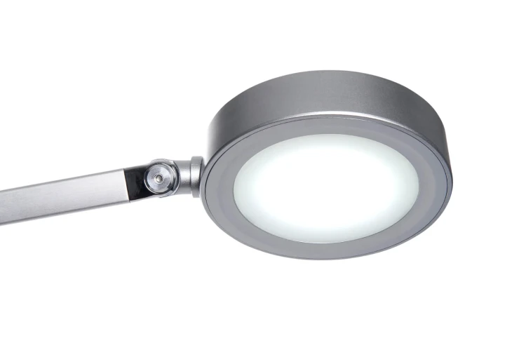 LAMPA BIURKOWA LED MAULgrace, MOŻLIWOŚĆ REGULACJI ŚWIATŁA, SREBRNA – zdjęcie 2