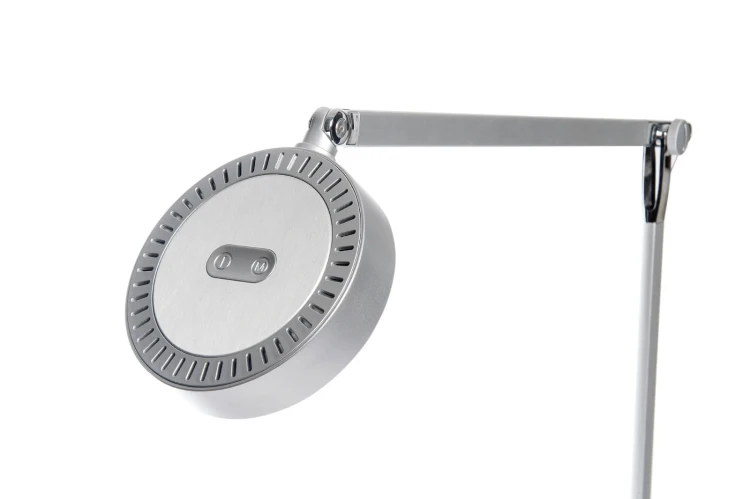 LAMPA BIURKOWA LED MAULgrace, MOŻLIWOŚĆ REGULACJI ŚWIATŁA, SREBRNA – zdjęcie 4