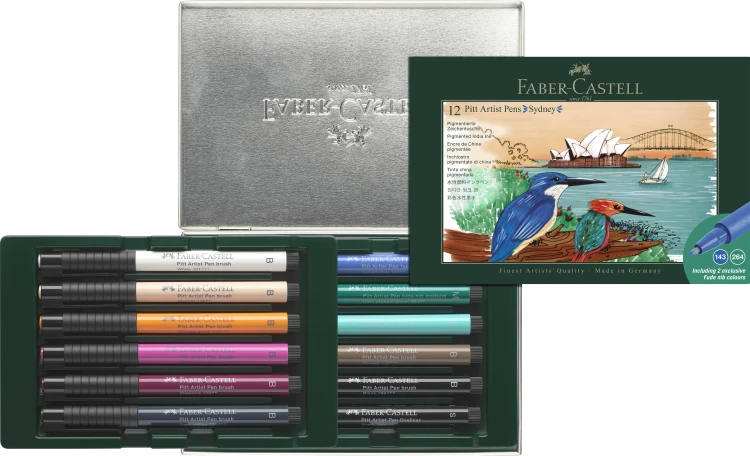 Zestaw pitt artist pen sydney 12 szt. Faber-Castell – zdjęcie 2