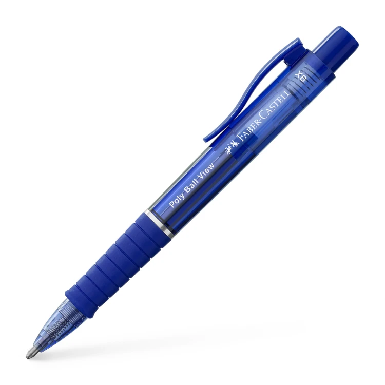 Długopis poly ball view niebieski (admiral blue) Faber-Castell – zdjęcie 2