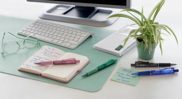 Długopis poly ball view niebieski (admiral blue) Faber-Castell – zdjęcie 3