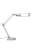 LAMPA BIURKOWA MAULatlantic ENERGOOSZCZĘDNA, SREBRNA – zdjęcie 2